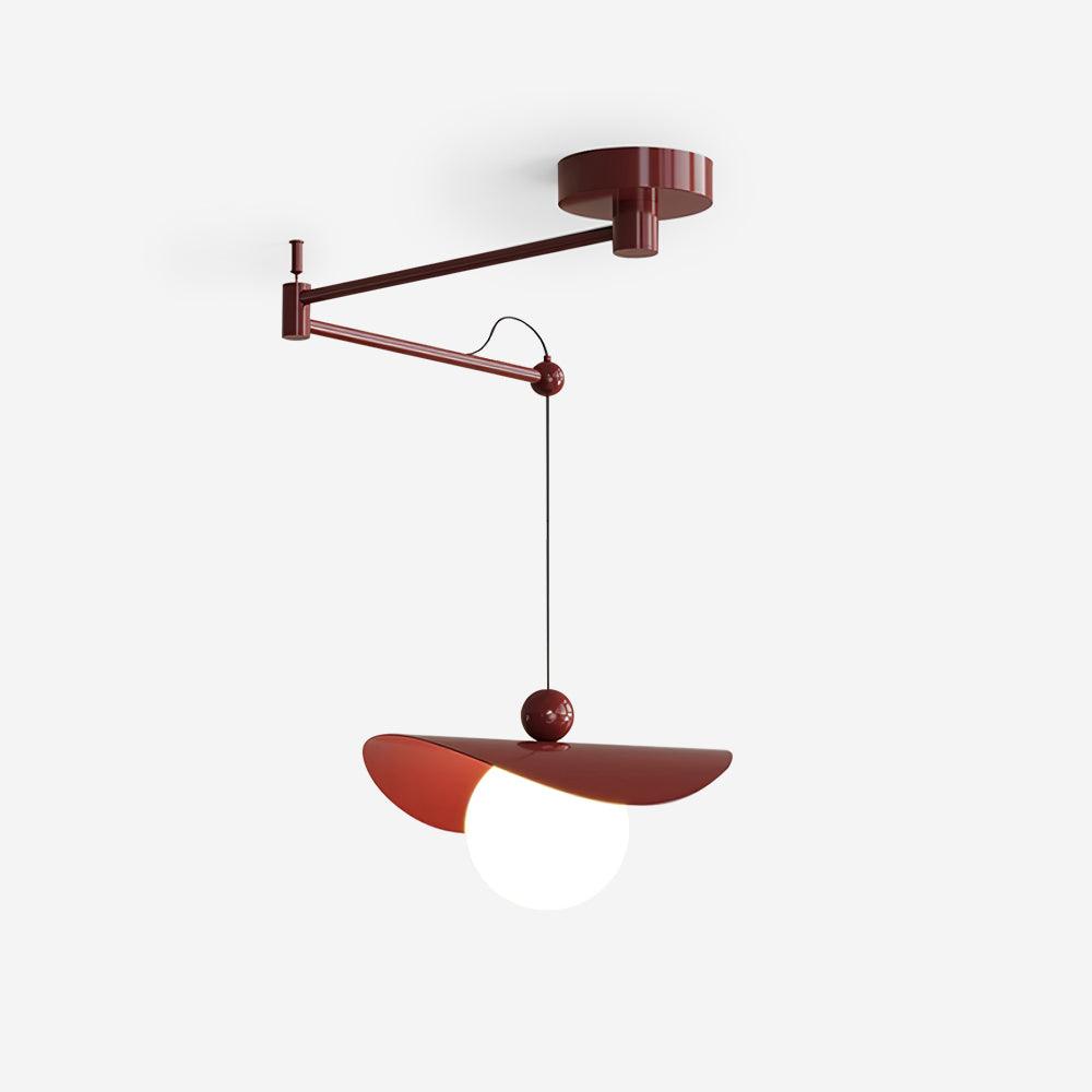 Simple Adjustable Metal Swing Arm Pendant Lamp M15