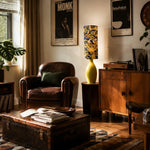 Load image into Gallery viewer, Colorful fabric table lamp in living room