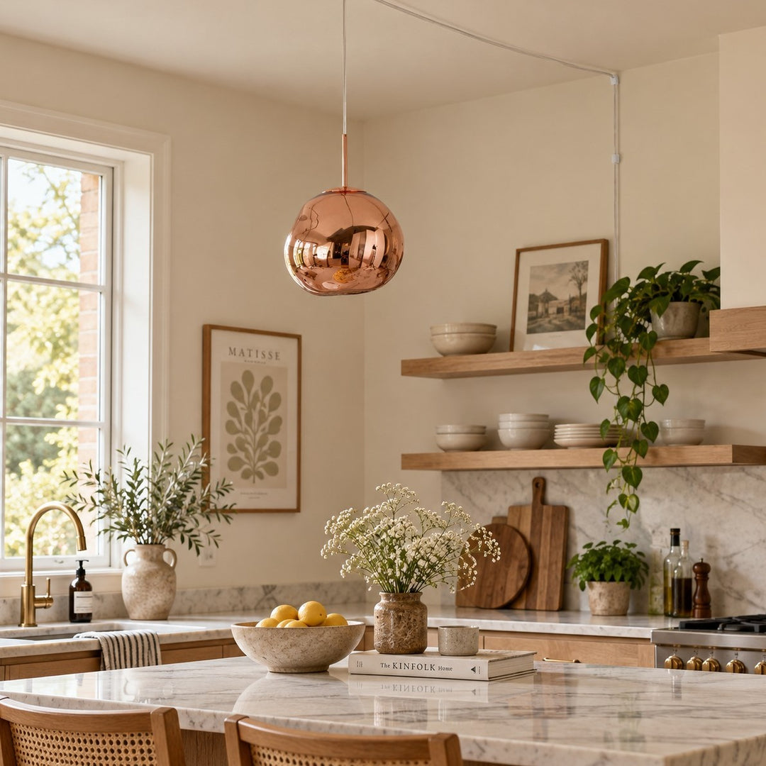 Molten PVC Organic Plug-In Pendant Light