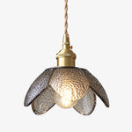 Cargar imagen en el visor de la Galería, Vintage Flower Glass Pendant Lamp