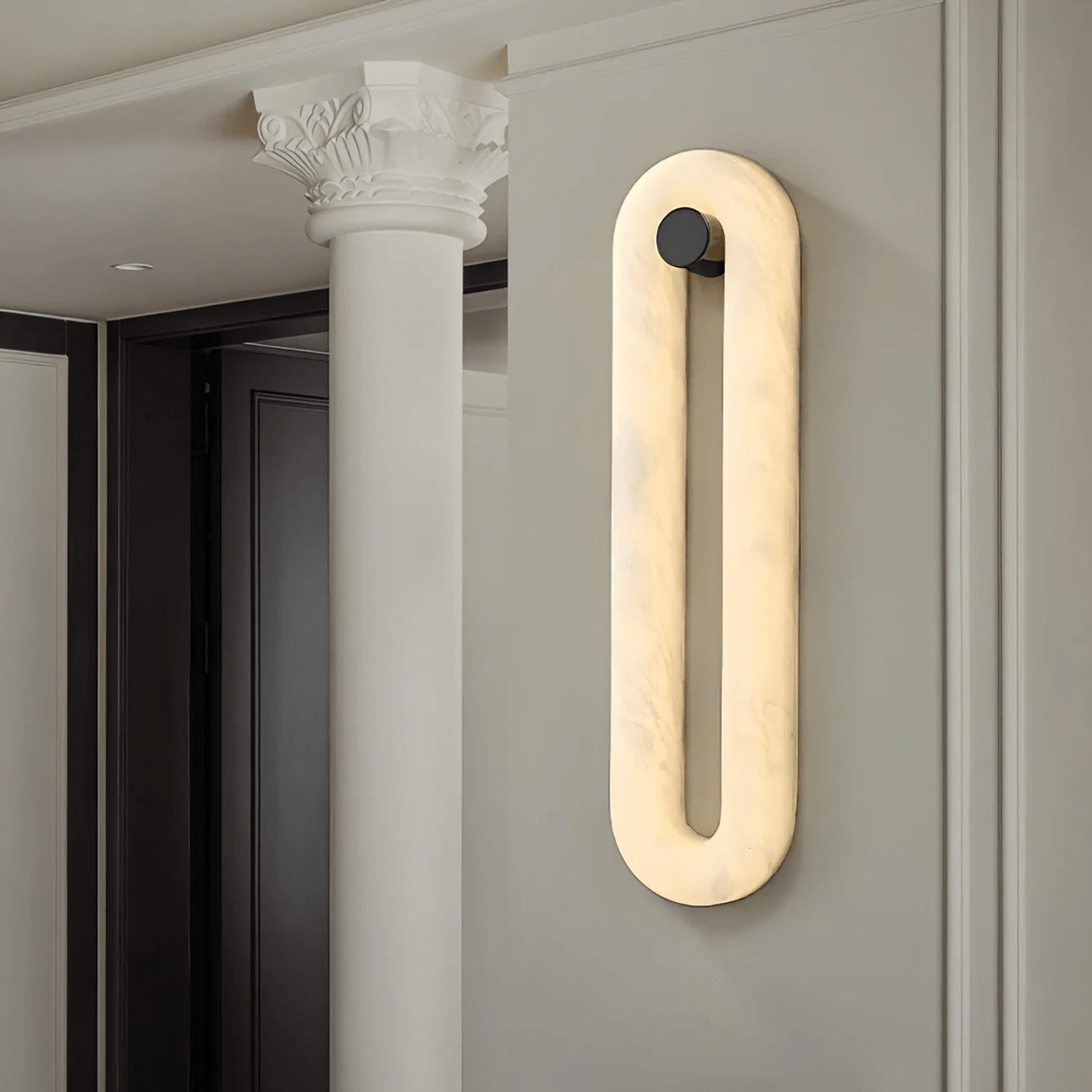Luz de pared Alabaster Loop