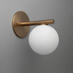 Load image into Gallery viewer, Glorica Glass Minimalist Metal and Glass Wall Sconce – Elegant Decorative Light Fixture for Living Rooms and Hallways
