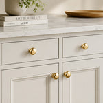 Cargar imagen en el visor de la Galería, Hammered solid brass cabinet knob