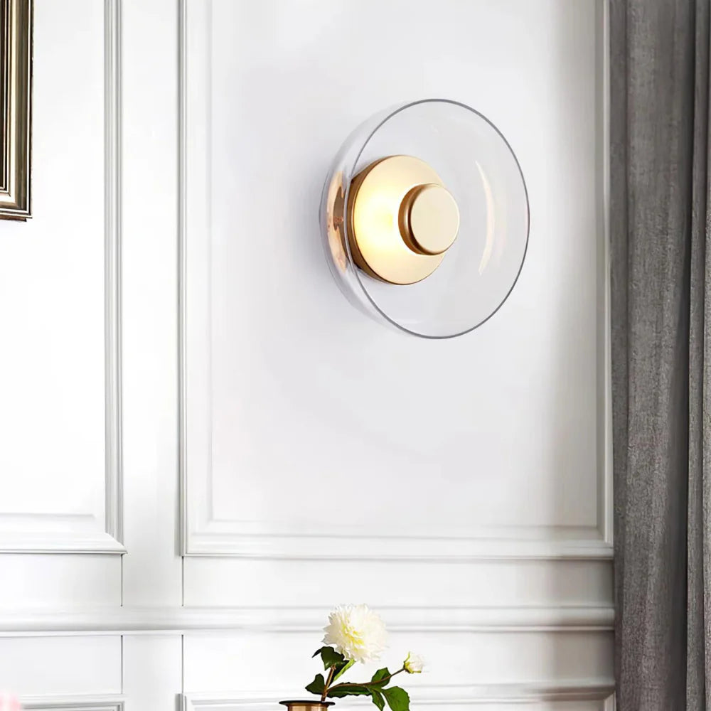Das Schimmernde Leuchten Premium Minimalistische Messing-Wandleuchte