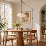 Bild in Gallery-Viewer laden, Kitchen Island Lighting Plug-in Glass Pendant Light