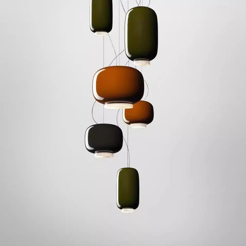 Chouchin Hängeleuchte Moderne LED Glas Pendellampe