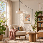 Bild in Gallery-Viewer laden, Kitchen Island Lighting Plug-in Glass Pendant Light