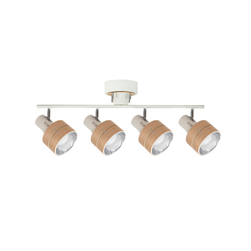 Spot cylindrique nordique à 4 lampes
