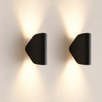 Charger l'image dans la visionneuse de galerie, Textured Rim Pointed Shade Aluminium Wall Light