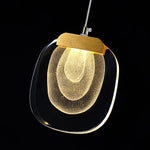 Bild in Gallery-Viewer laden, Clear Rippled Glass Plug-In Pendant