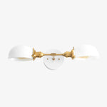 Load image into Gallery viewer, Ornato Luxe Art Deco Vanity Sconce – Opal Glass Wall Light for Bathroom &amp; Dressing Room

