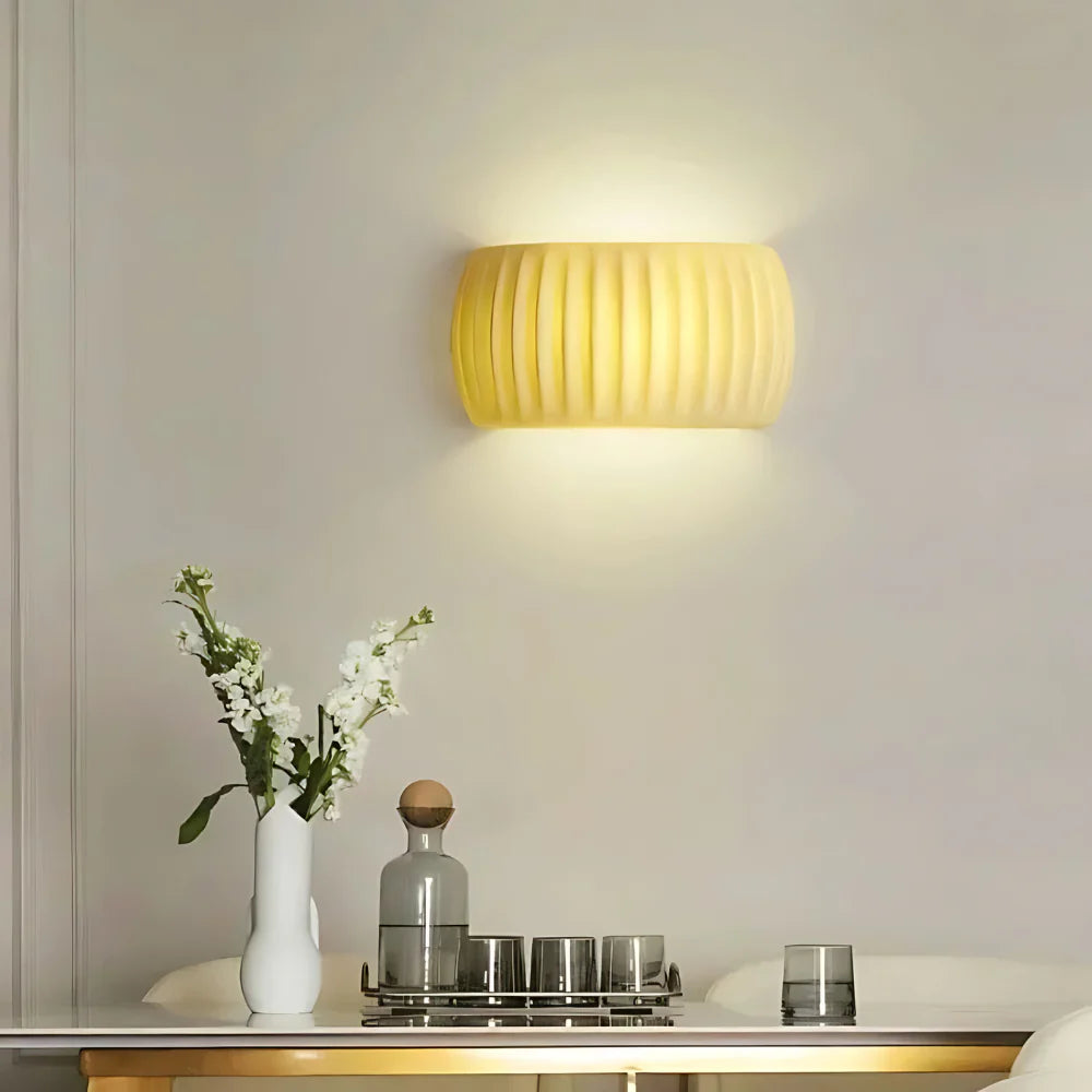 The Sun of Art Deco Resin Wall Light