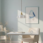 Cargar imagen en el visor de la Galería, Lámpara colgante con flor de inspiración vintage Aluneroa Silueta suave y curva para iluminación interior