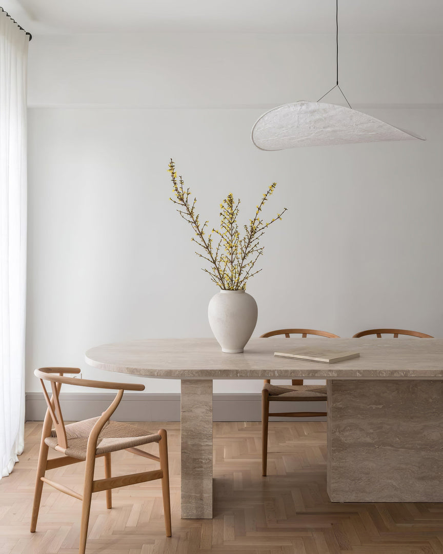 Cloudlike Mulberry Silk Plug-In Pendant Light