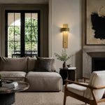 Bild in Gallery-Viewer laden, Green jade wall sconce in a living room