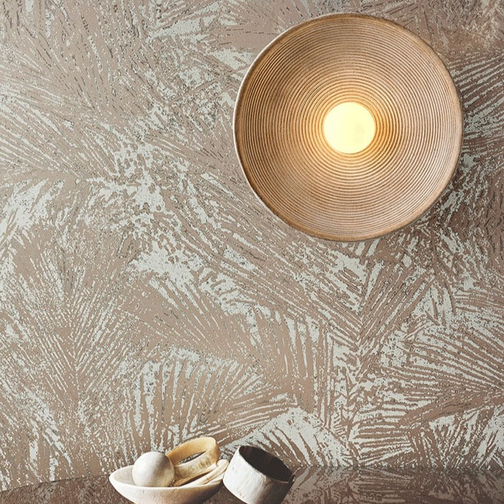 Retro Wabi Sabi Style Round Wall Light For Bedroom M44