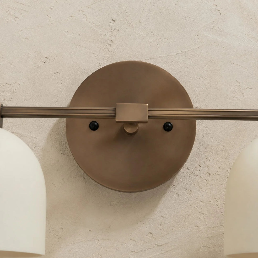 Metio Dome Mid-Century Metal Plug-In Wall Light