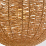 Charger l'image dans la visionneuse de galerie, Suspension sphérique en fibres naturelles tressées à la main