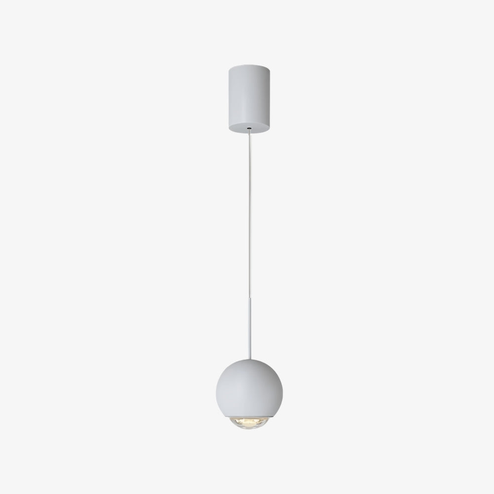 Lámpara colgante minimalista Veridia ajustable manualmente - Lámpara colgante de diseño globular para comedor