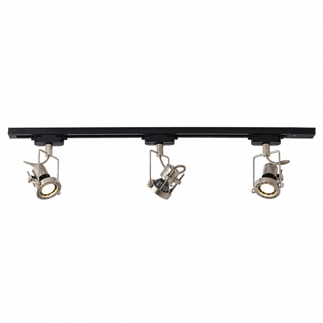 Bauhaus Brushed Nickel Adjustable Spotlight