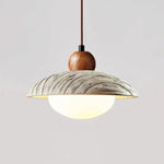Bild in Gallery-Viewer laden, Wabi-Sabi Stil Travertin Zement Pendelleuchte
