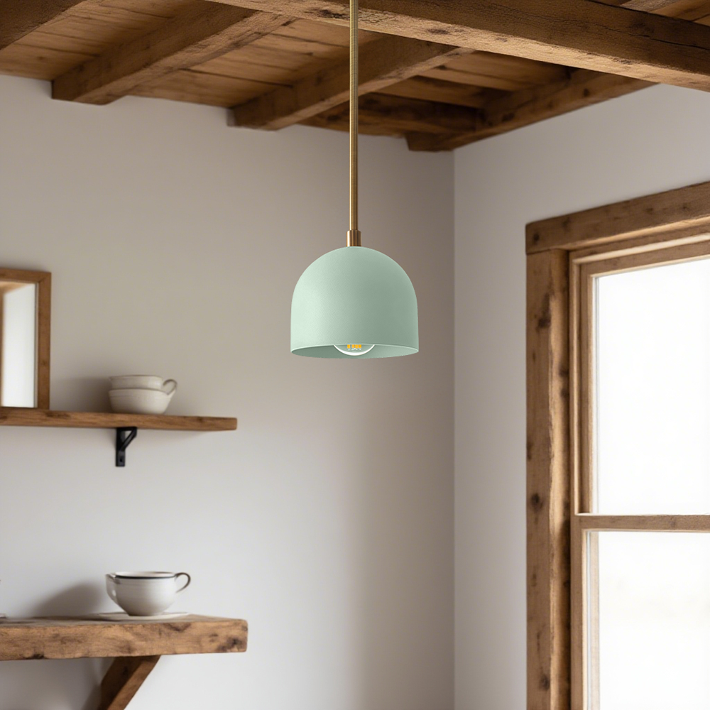 Suspension Farmhouse – Suspension Vanity avec dôme coloré