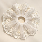 Load image into Gallery viewer, Vintage Lace Lamp Shade Covers with Bows, Pearls &amp; Floral Details