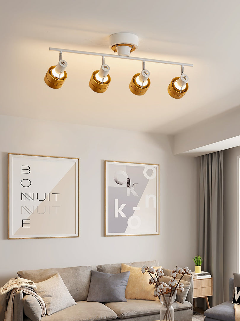Spot cylindrique nordique à 4 lampes