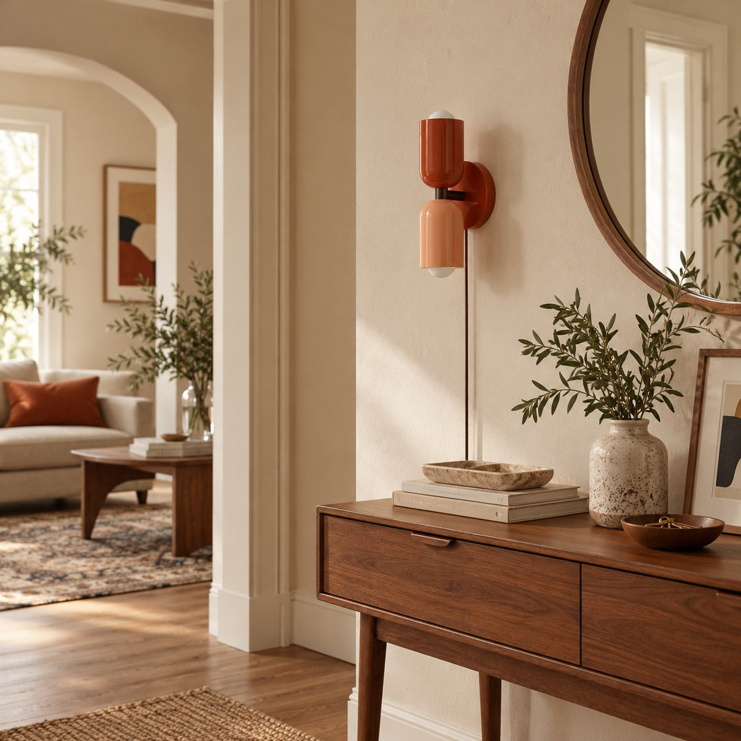 Couleur Double Up-and-Down Plug-In Wall Light