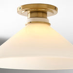 Cargar imagen en el visor de la Galería, Aurenza Flush Mount: Lámpara de techo rústica con un diseño sencillo y elegante
