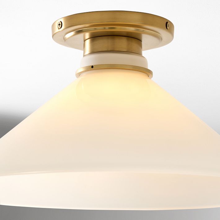 Aurenza Flush Mount: Lámpara de techo rústica con un diseño sencillo y elegante