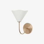 Load image into Gallery viewer, Kysara Soft Linen Shade Sculptural Minimal Wall Lamp for Bedside &amp; Bathroom
