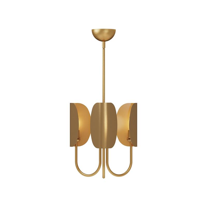 Lustre en laiton Leaf
