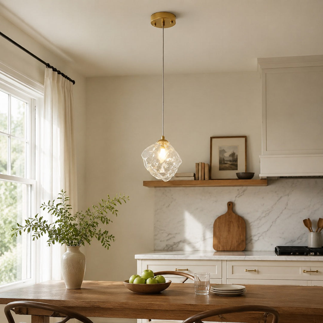 Ice Glass Pendant Light