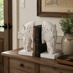 Cargar imagen en el visor de la Galería, Horse Head bookends side view