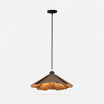 Bild in Gallery-Viewer laden, Walnut B style 35cm wooden pendant light
