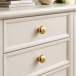 Cargar imagen en el visor de la Galería, Hammered solid brass cabinet knob