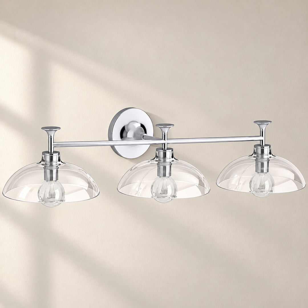 Polished Chrome, 3 lights