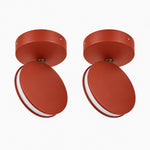 Charger l'image dans la visionneuse de galerie, Terracotta SPECTRA set of 2 LED ceiling and wall lights