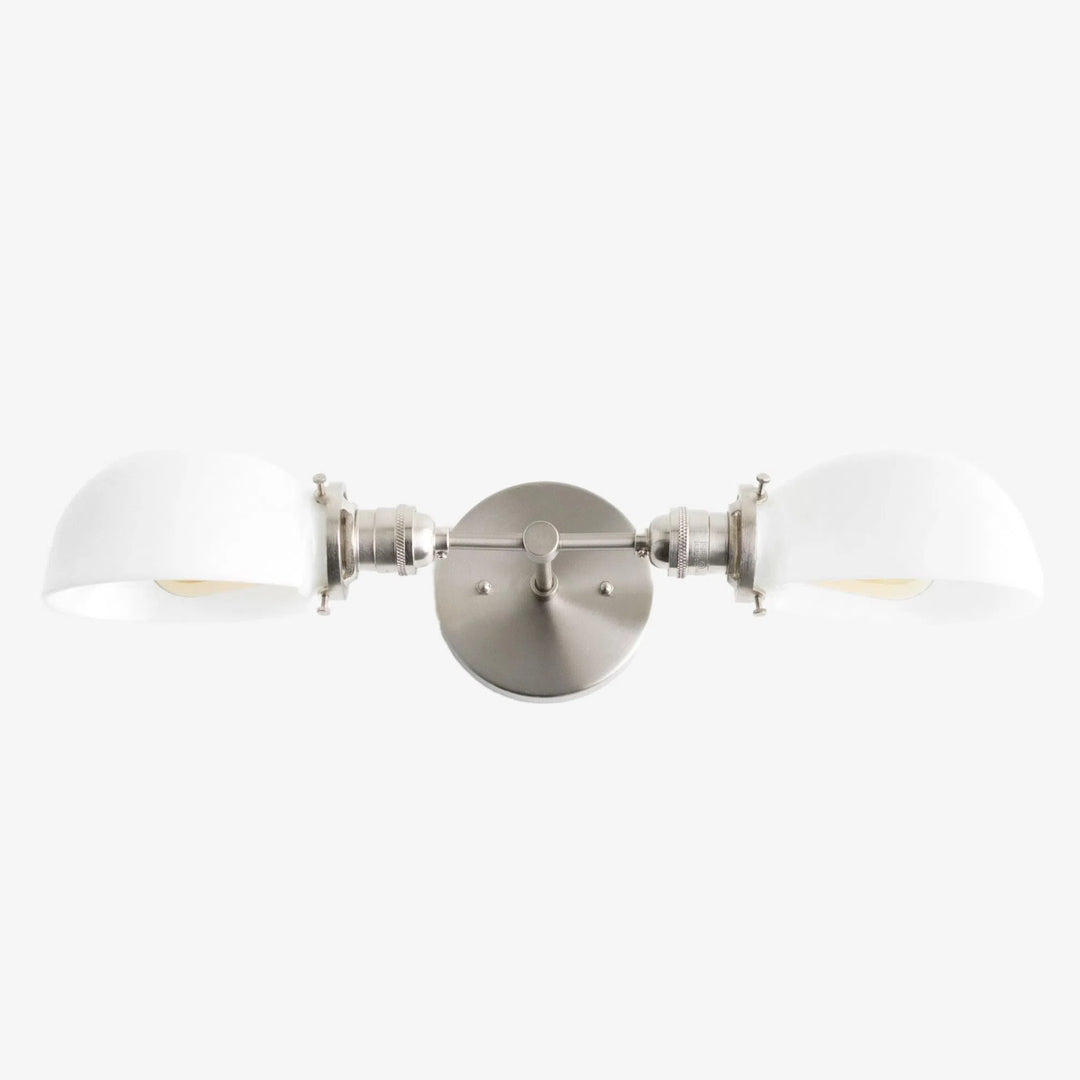 Ornato Luxe Art Deco Vanity Sconce – Opal Glass Wall Light for Bathroom & Dressing Room
