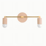 Charger l&#39;image dans la visionneuse de galerie, Mobilux Line Wood and Vanity Light - Bohemian Bathroom Lighting Fixture
