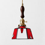Bild in Gallery-Viewer laden, Handmade Stained Glass Bow Pendant Lamp