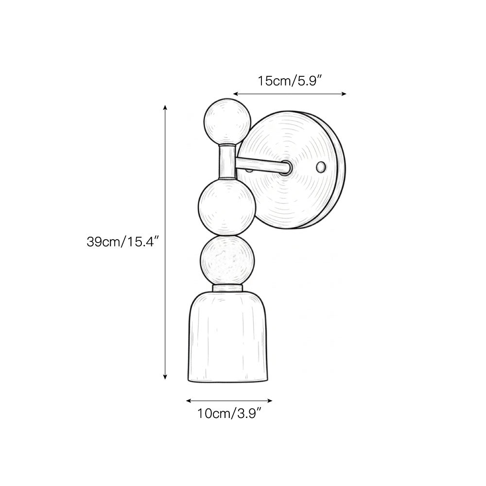 Minimalistische Wandlampe Moderne Lineare Wandleuchte für Schlafzimmer und Flur