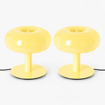 Charger l'image dans la visionneuse de galerie, Rounded Glass Slim Stem Blown Glass Table Lamp