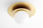 Load image into Gallery viewer, Artivo Modern Layered Globe Ceiling Light with Brass Finish for Living Room, Bedroom and Bathroom
