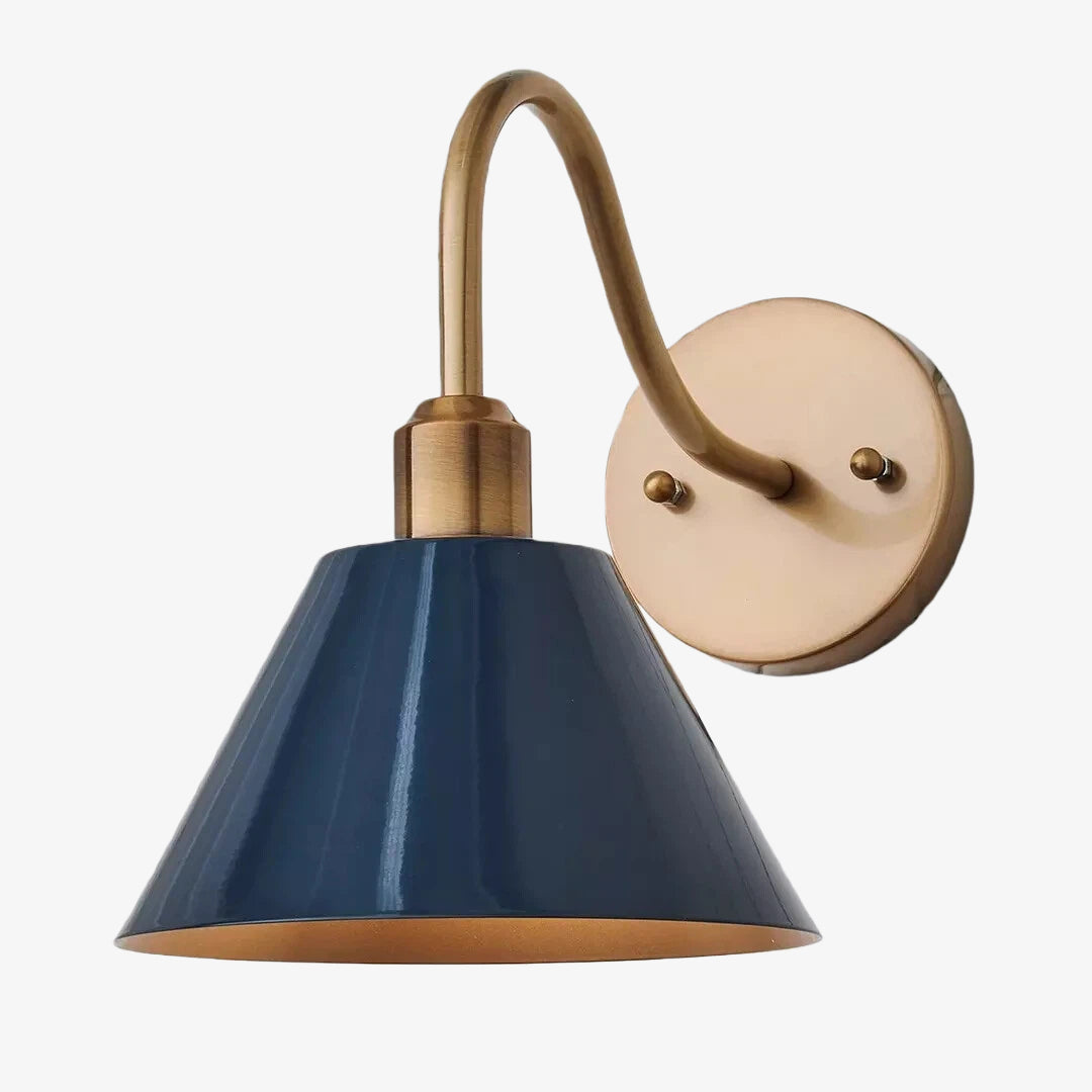 Applique murale contemporaine en métal effilé Narix pour couloirs et chambres