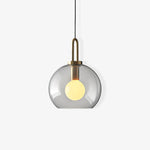 Bild in Gallery-Viewer laden, Copper-Plated Glass Plug-In Swag Pendant