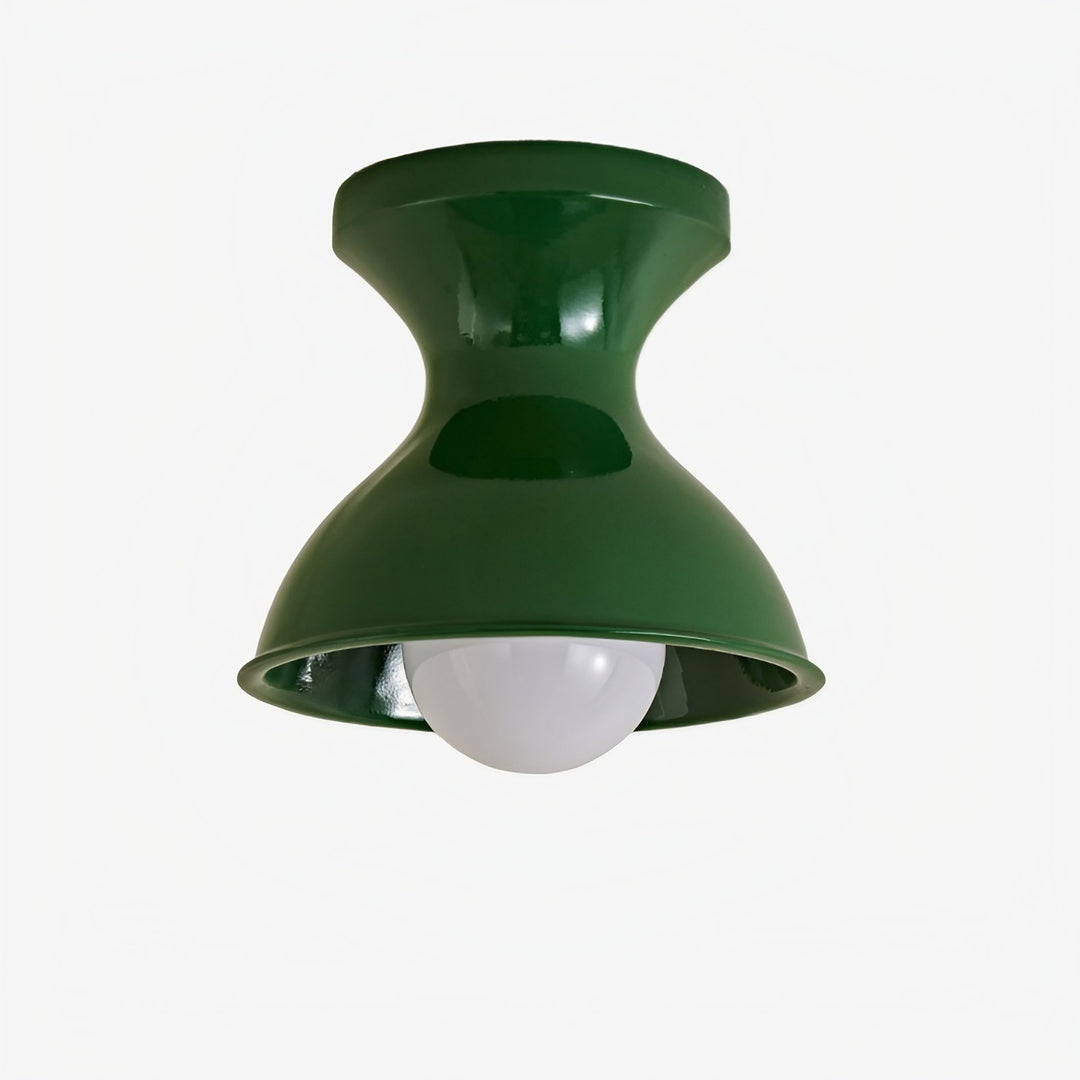 Green modern resin ceiling light