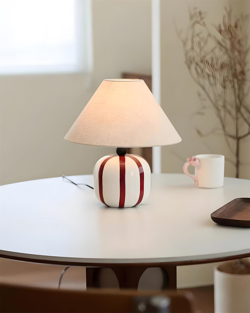 Lámpara de Mesa Lollipop Juguetona Esfera Colorida para Decoración de Dormitorio