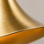 Load image into Gallery viewer, Brushed Brass Umbrella Pendant Light